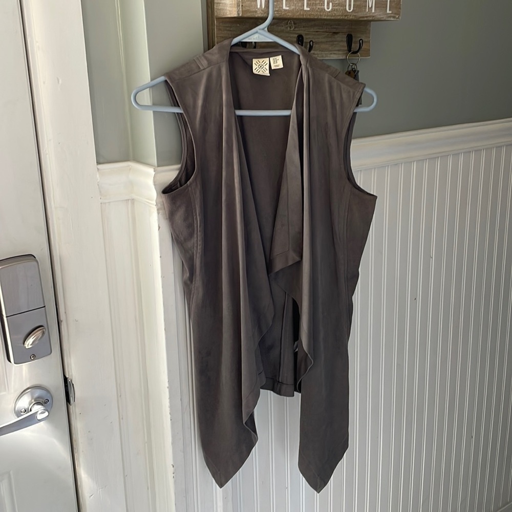 Gray vest